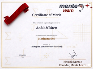 Certificate of Merit